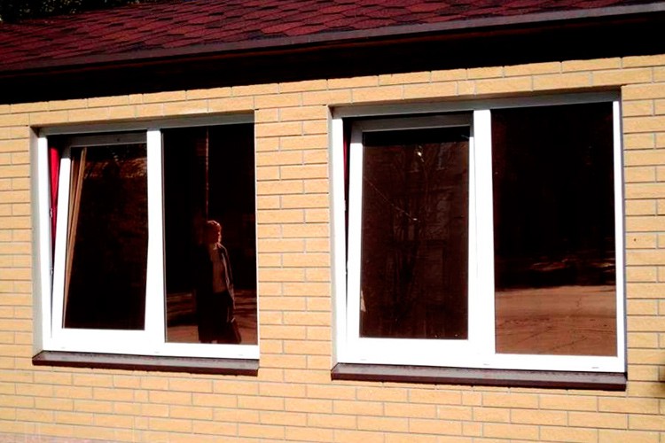 Окна с тонировкой для загородных домов и коттеджей