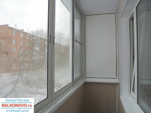 Внутренняя отделка балкона. Моск. обл., Ступинский р-он, п.Михнево