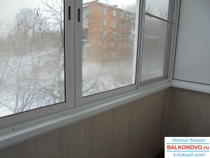 Внутренняя отделка балкона. Моск. обл., Ступинский р-он, п.Михнево