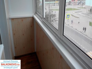 Внутренняя отделка балкона. Московская обл., г. Ступино